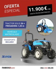 Oferta Tractor Solis FANDOS Agricultura